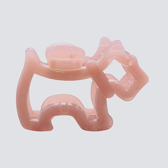 Princess Accessories Scottie Dog Pink Lobster Claw  Hair Clip, NWT - Picture 1 of 4